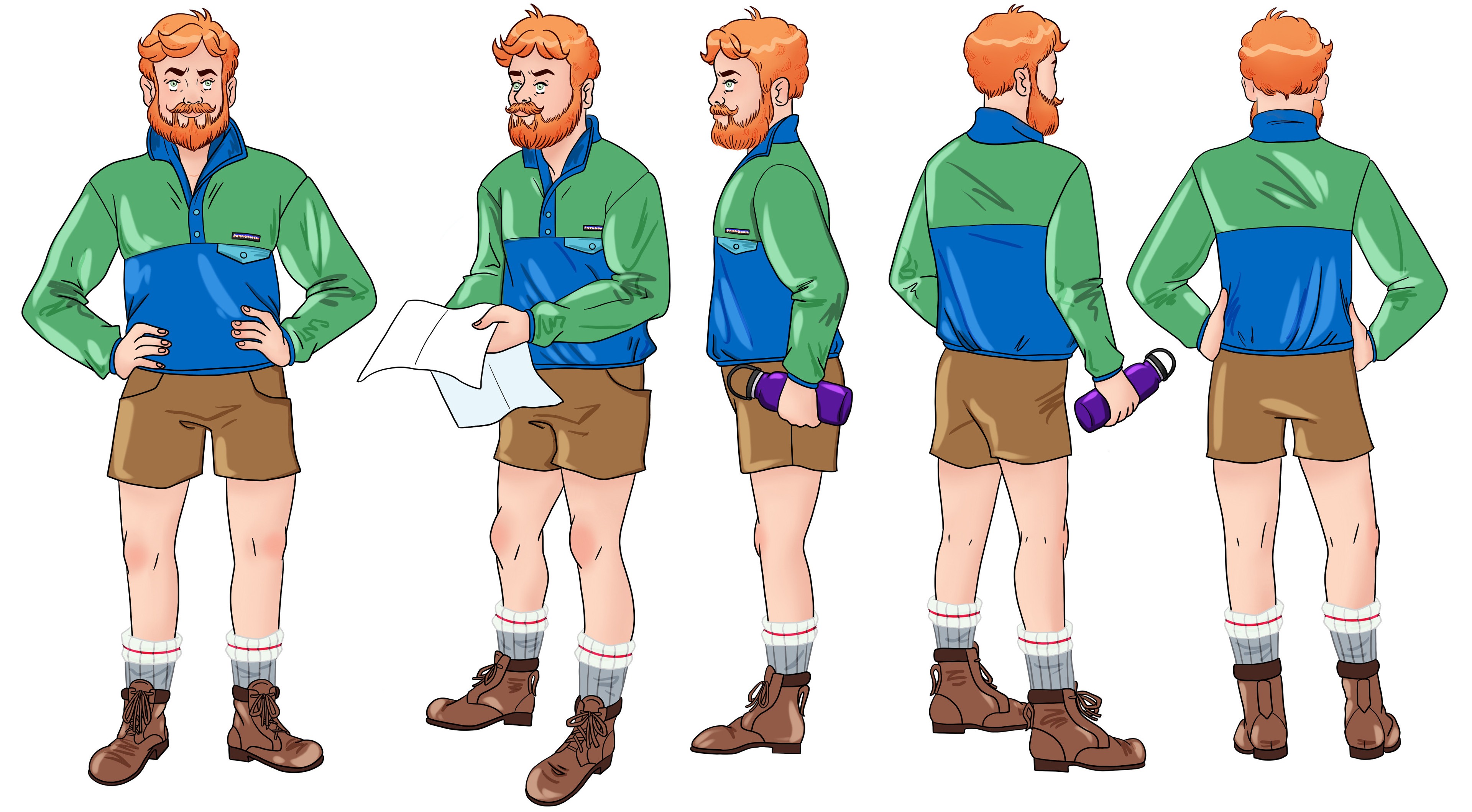 Alastair, realistic style — color turnaround